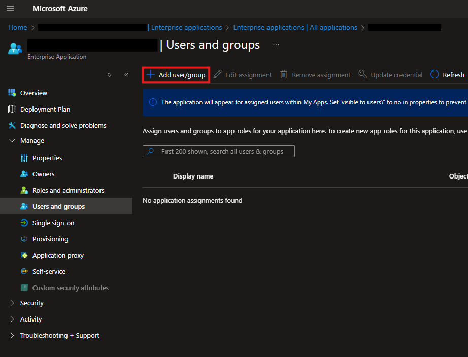 Users & Groups - Add User or Group