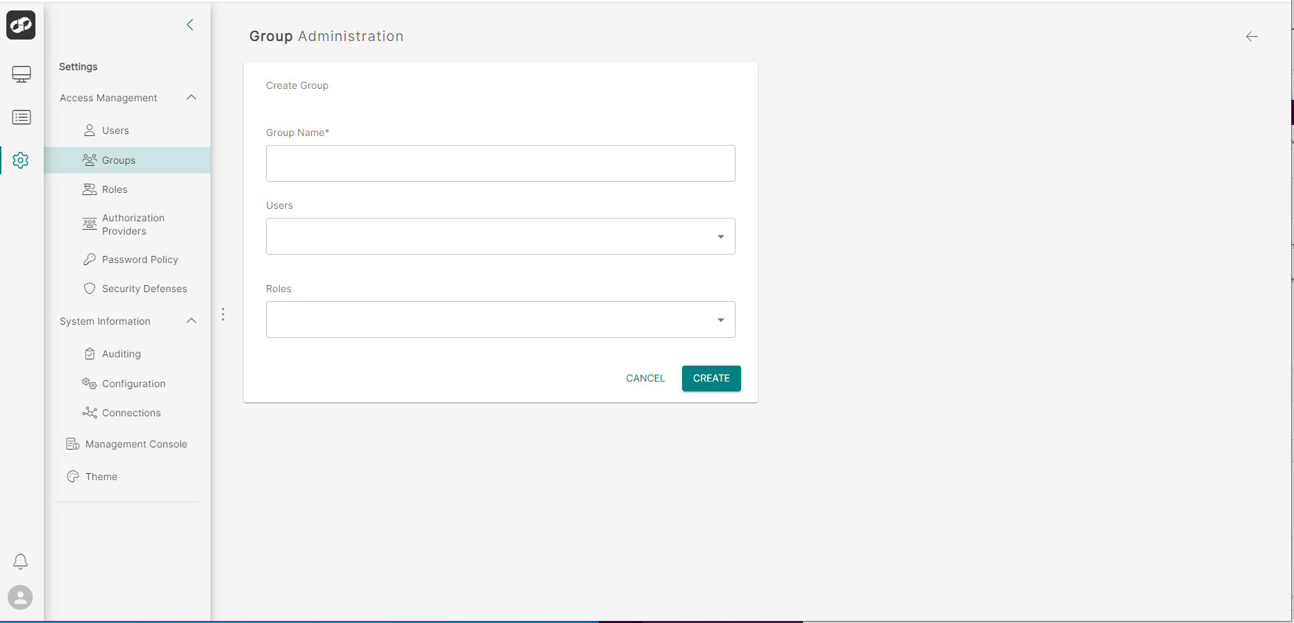 Group Create Page