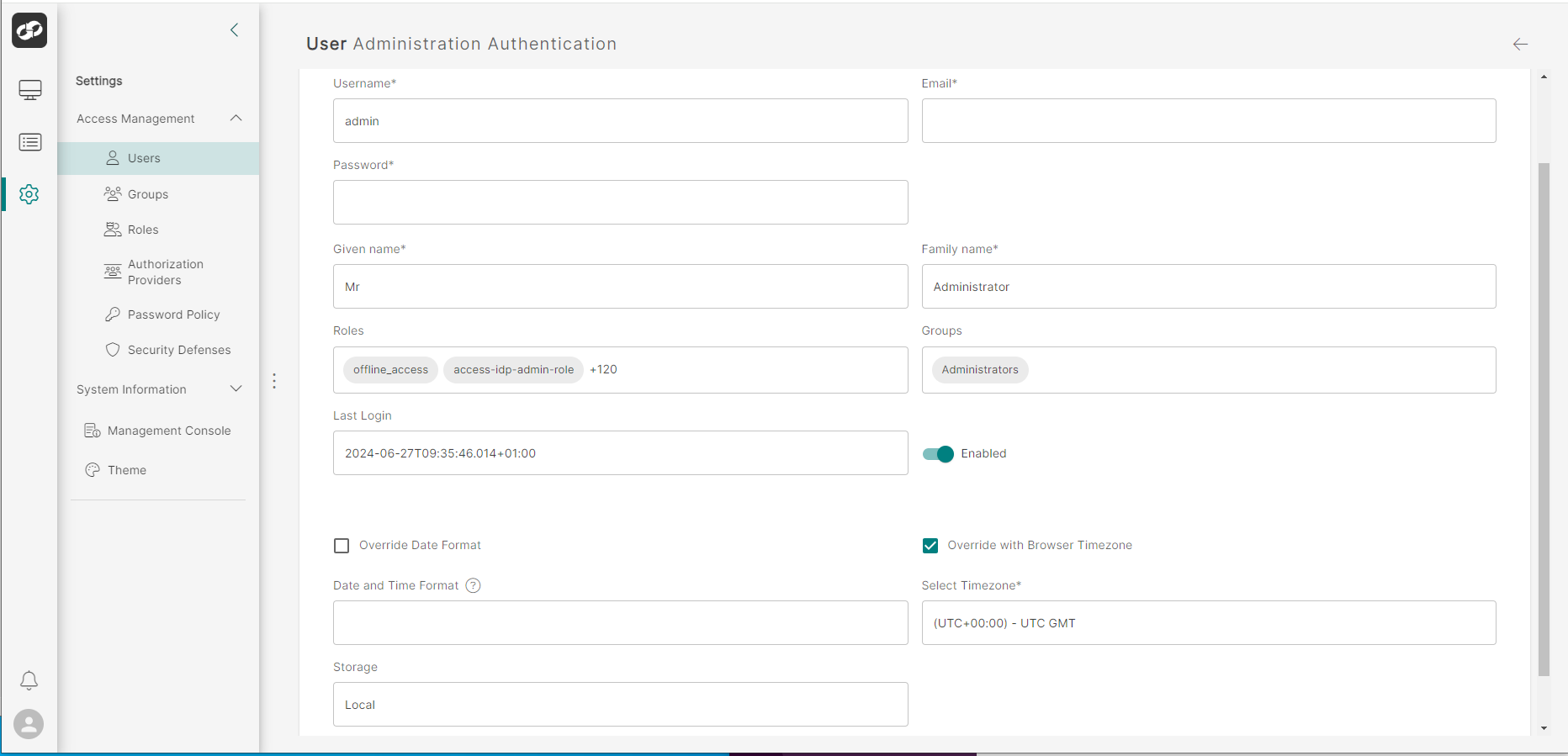 View User Page